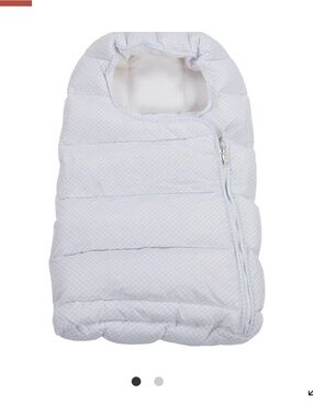 Gucci Light Blue Quilted Baby Footmuff Puffer